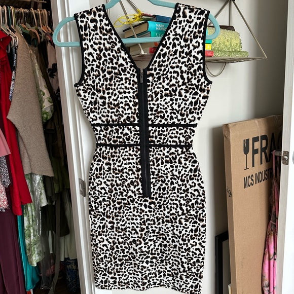 BCBG Cheetah Dress - Picture 3 of 3
